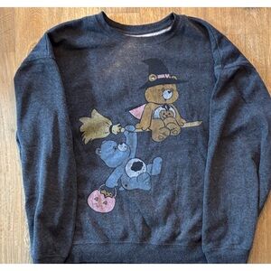 Charcoal Gray Care Bears Crewneck Sweatshirt